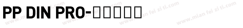 PP DIN PRO字体转换